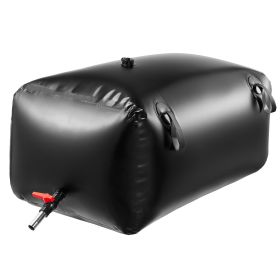 Water Storage Bladder, 63.4 Gal Collapsible Water Storage Bag, Wear-Resistant 1000D PVC Soft Waters Bag, Leakproof Camping Tank Containers for Garden