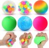 6 Set Squishy Sensory Stress Squeezing Balls forAdults: Best Calming Tool to Relieve Anxiety, Vent Mood and Improve Focus, Easter Basket Stuffers for