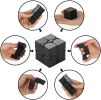 Sensory Fidget Toys Set 7 Pack. Stress Relief Relieve Anxiety Tools Bundle Figette Toys with Fidget Pad, Cube with Infinity, Magnetic Ring, Fidget Box