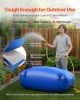 Water Storage Bladder, 87.2 Gal Collapsible Water Storage Bag, Wear-Resistant 1000D PVC Soft Waters Bag, Leakproof Camping Tank Containers for Garden
