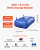 Water Storage Bladder, 87.2 Gal Collapsible Water Storage Bag, Wear-Resistant 1000D PVC Soft Waters Bag, Leakproof Camping Tank Containers for Garden