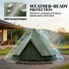 Tent, camping tent, military green
