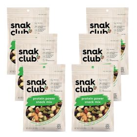Protein Power Snack Mix with Peanuts, Roasted Edamame, Dried Cranberries, Pumpkin Seeds, Almonds, and Cashews, Gluten-Free and Kosher Trail Mix Snacks