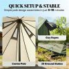 Tent, camping tent, military green
