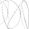 BTO-22 Clipped Concertina Razor Wire Galvanized Steel 196.9'