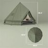 Tent, camping tent, military green