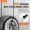 12 Piece Bungee Cords with A3 Steel Hooks, 32 Inch Heavy Duty Bungee Straps, 8 mm Elastic Bungee Ropes Set for Camping, Tarps, Motorcycle, Truck and T