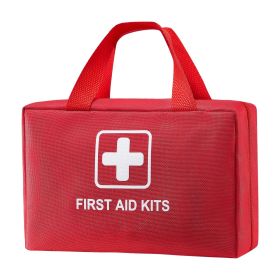 First Aid Kit, 500 Pieces, 600D Nylon Large Survival First Aid Bag, Emergency Medical Supplies, for Home, Car, Office, Travel, Camping, Truck, Hiking,