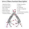 Multifuction Tool Pliers for Survival Camping Hunting and Hiking(TK Shipping)