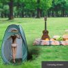 Pop Up Privacy Shower Tent Quick Setup Waterproof Zipper Closure Portable Outdoor Changing Room for Camping Beach RV Travel Compact Bath Tent with Com