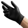Disposable Gloves, 4.5 Mil Black Nitrile Gloves with Textured Fingertips, Latex & Powder-Free, Food-Grade, Puncture Resistance, Ideal for Medical Exam